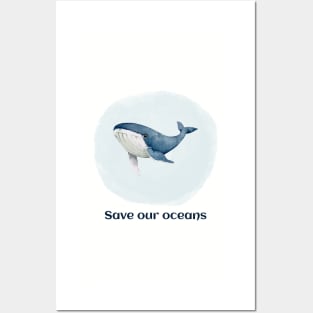 Save our oceans Posters and Art